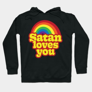 Satan Loves You! Cute funny goth Hoodie